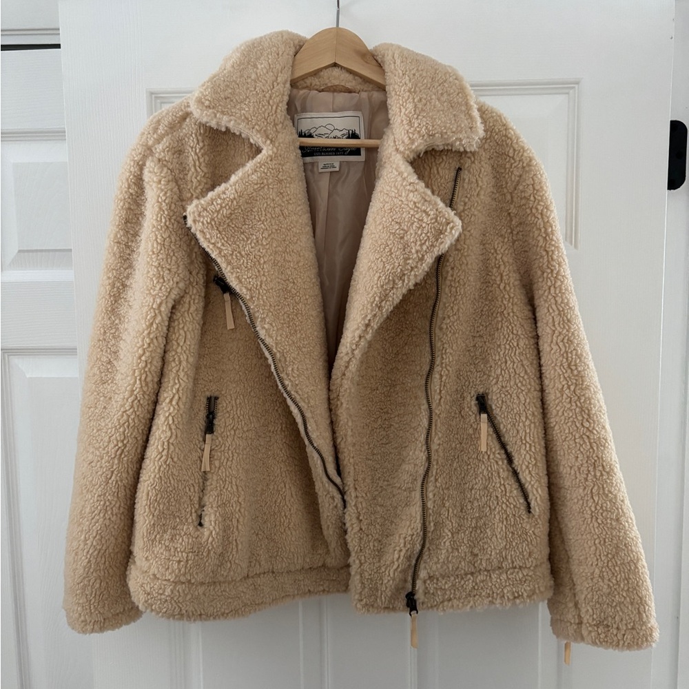 American Eagle Outfitters Teddy Moto Jacket